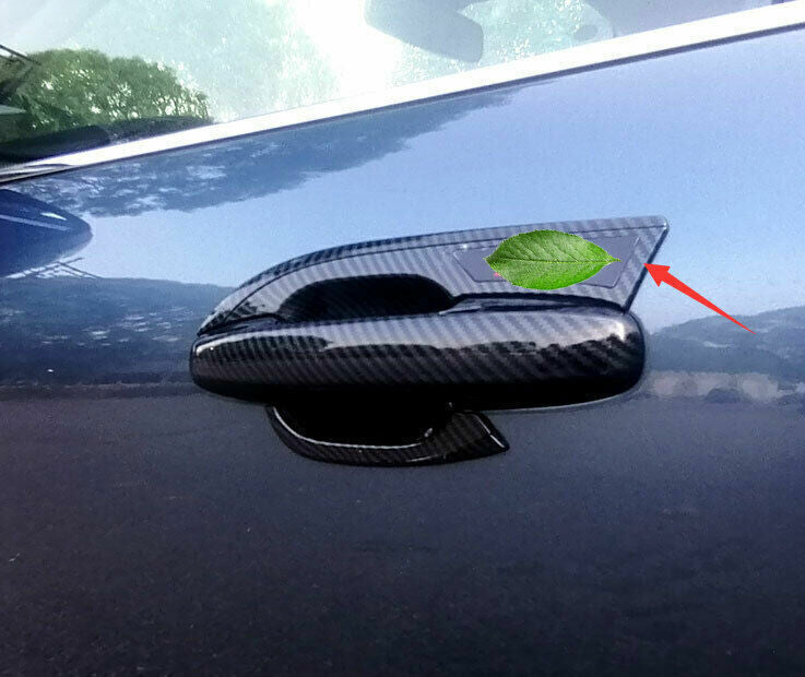 for Ford Escape 20-22 Carbon Fiber Exterior Side Door Bowl Moulding Cover Trim