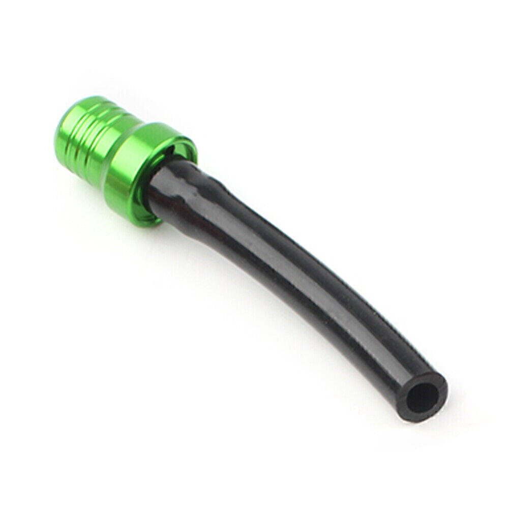 Fit ATV Dirt Bike Pit Quad Green 72mm CNC Gas Fuel Tank Cap Valve Vent Hose Tube