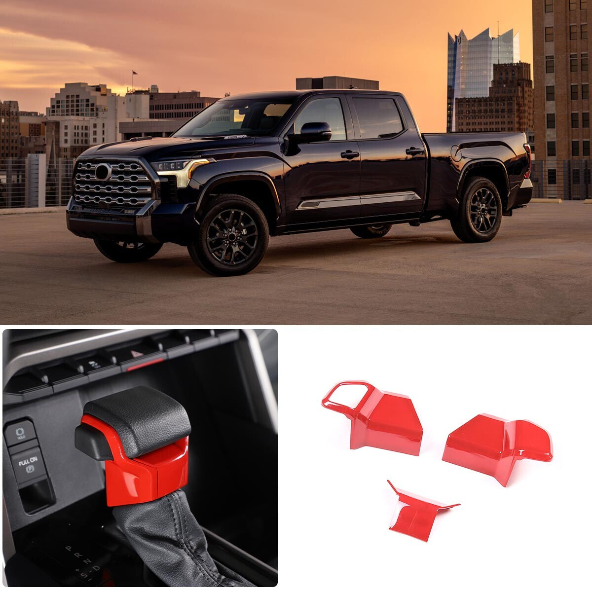 6-piece full window sunshade UV protection cover suitable for Tundra 2022-2023- v