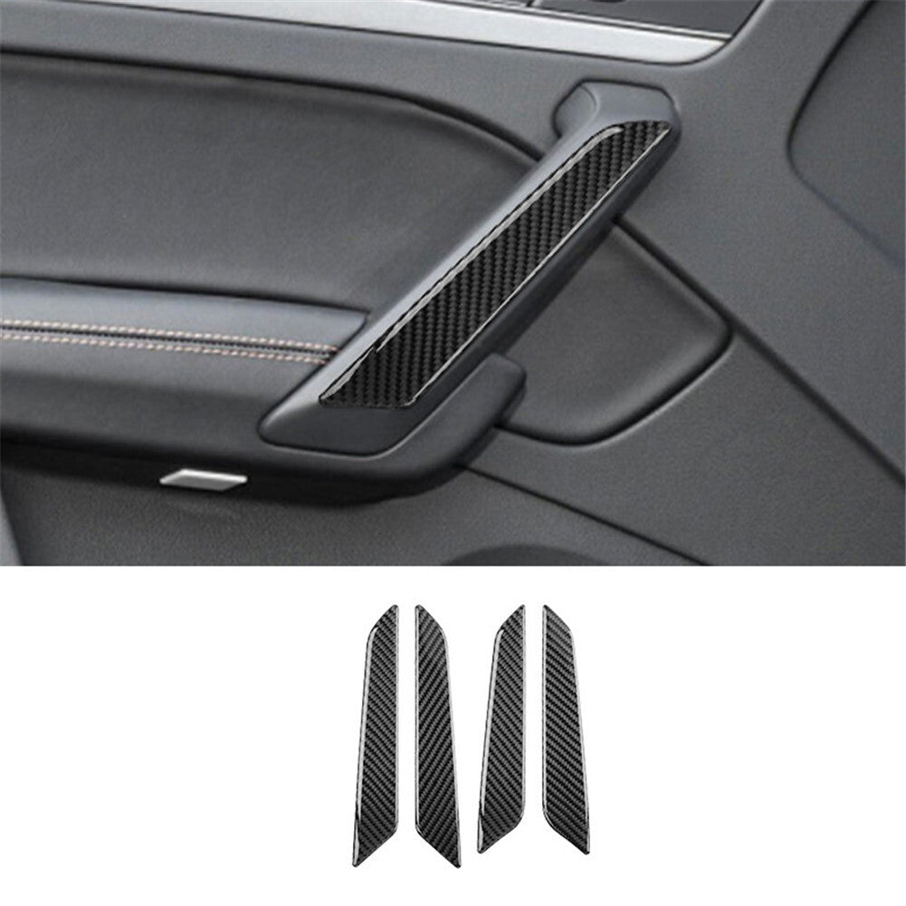 2Pcs Carbon Fiber Inner Air Vent Outlet Cover Trim For Macan 2014-2019 v