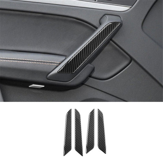 2Pcs Carbon Fiber Inner Air Vent Outlet Cover Trim For Macan 2014-2019 v