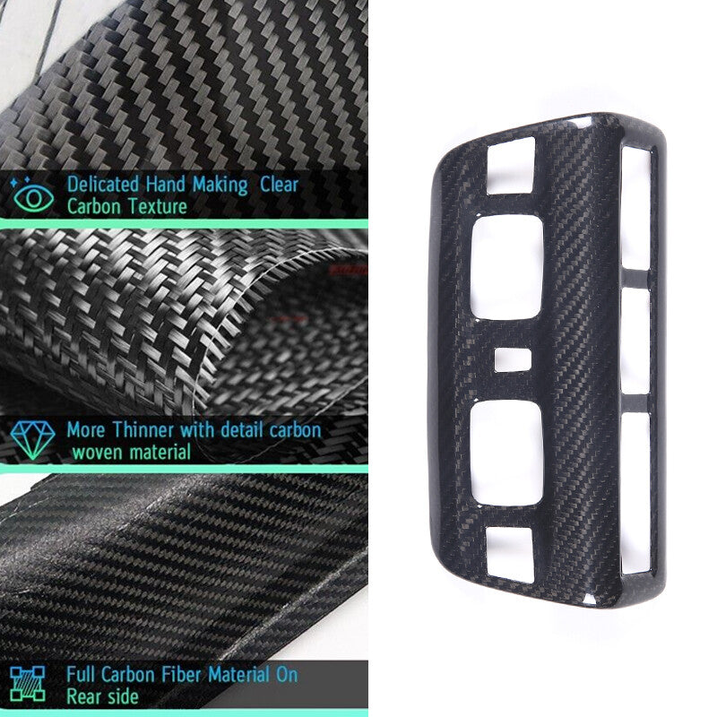 Carbon Fiber Car Side Mirror Cover Trim 6 pcs for FJ Cruiser 07-21 US- v