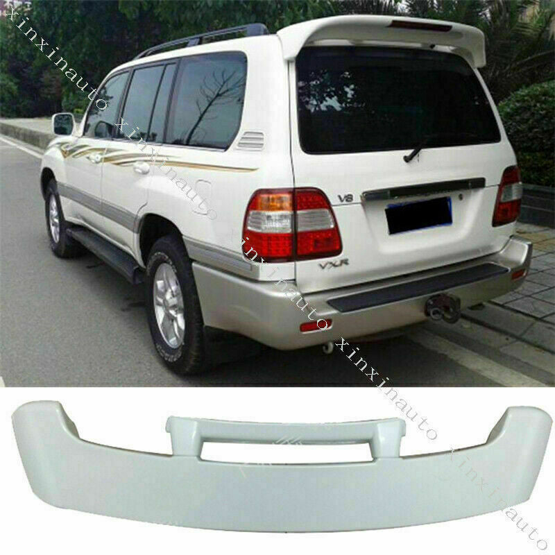 Unpainted Rear Roof Spoiler Top Wing Lip for Toyota for Land Cruiser LC/FJ100 98-07