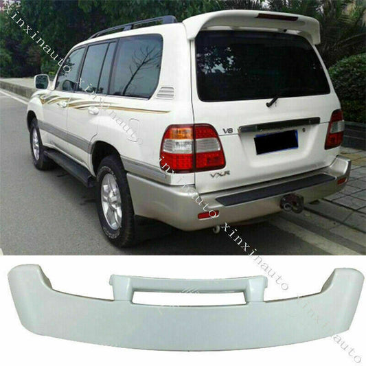 Unpainted Rear Roof Spoiler Top Wing Lip for Toyota for Land Cruiser LC/FJ100 98-07