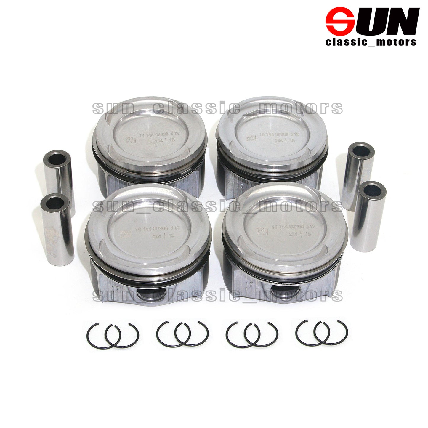 Engine piston and ring kit STD for C300 E300 W205 W213 M264 2.0-