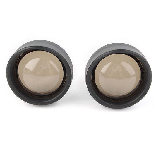 for Harley Touring Softail Sportsters Black Motorcycle Turn Signals Lens Cover Q