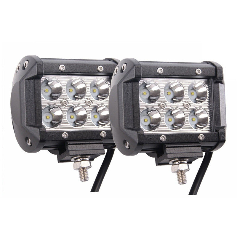 2-pack of 18W LED display stand lights for marine use, suitable for 10V-30V DC. n
