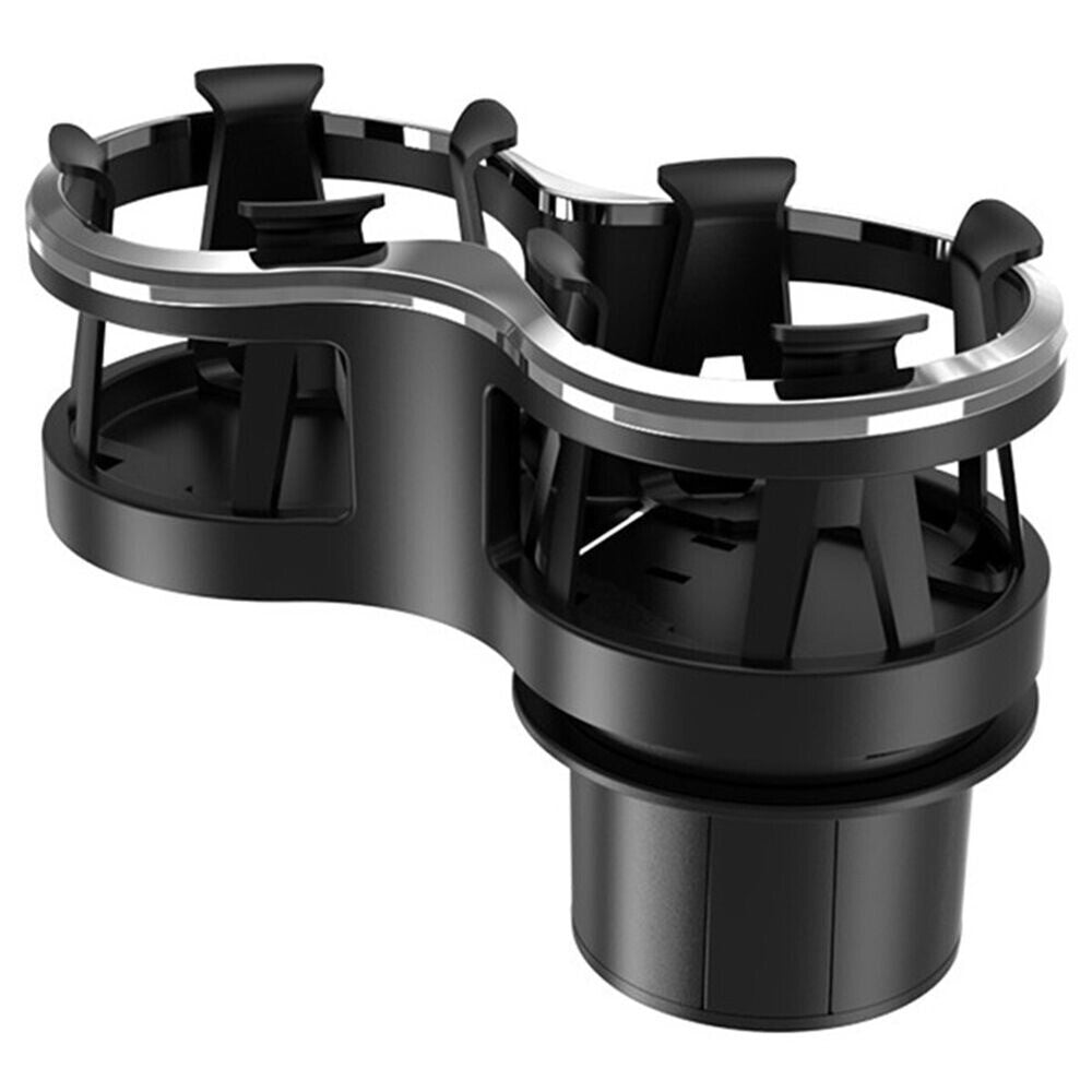 1x ABS Car Center Console Dual Cup Holder Drinking Bottle Holder Adjustable Hot n