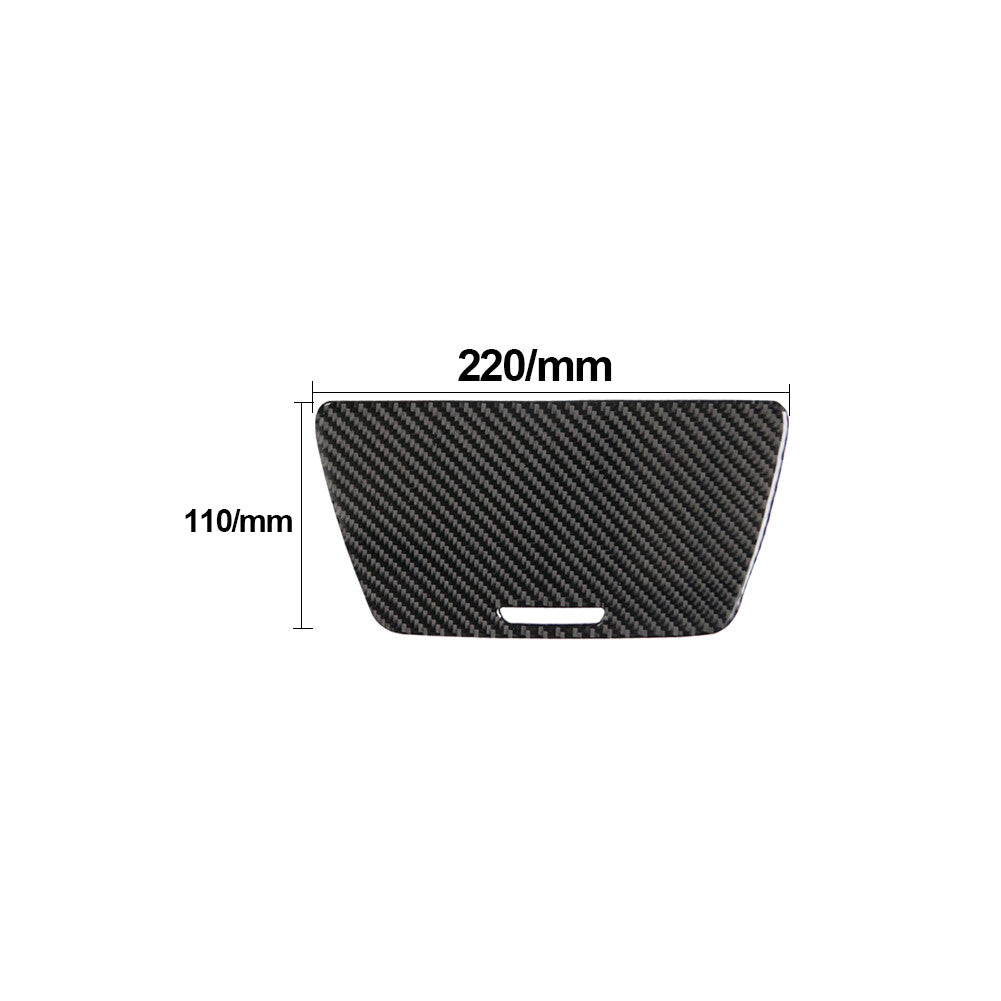 Carbon Fiber Watercup Holder Panel Cover Trim for BMW 6 Series F12 F13 2011-2018