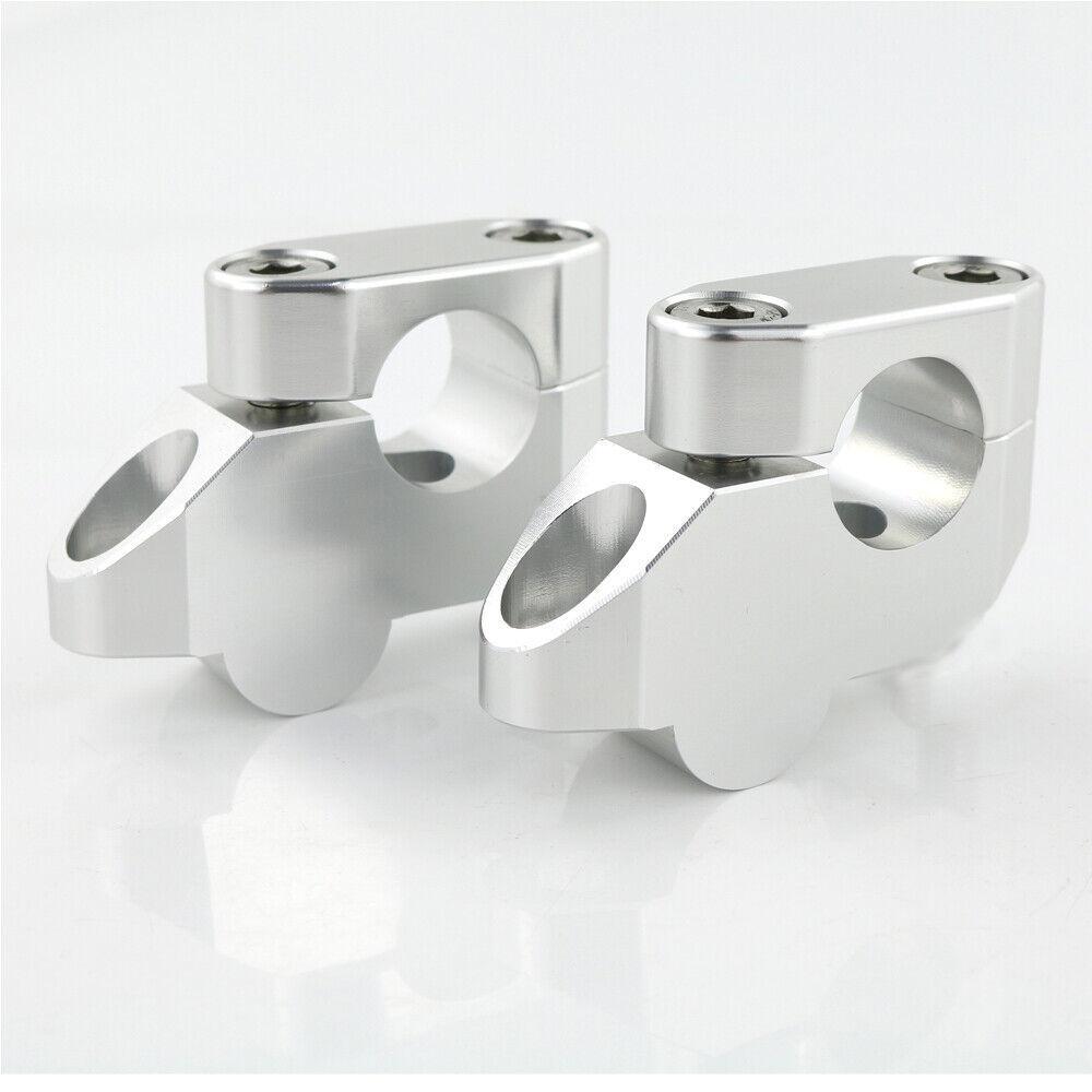 7/8 inch motorcycle handlebar post stand heightening handlebar extension mount 2-piece titanium n