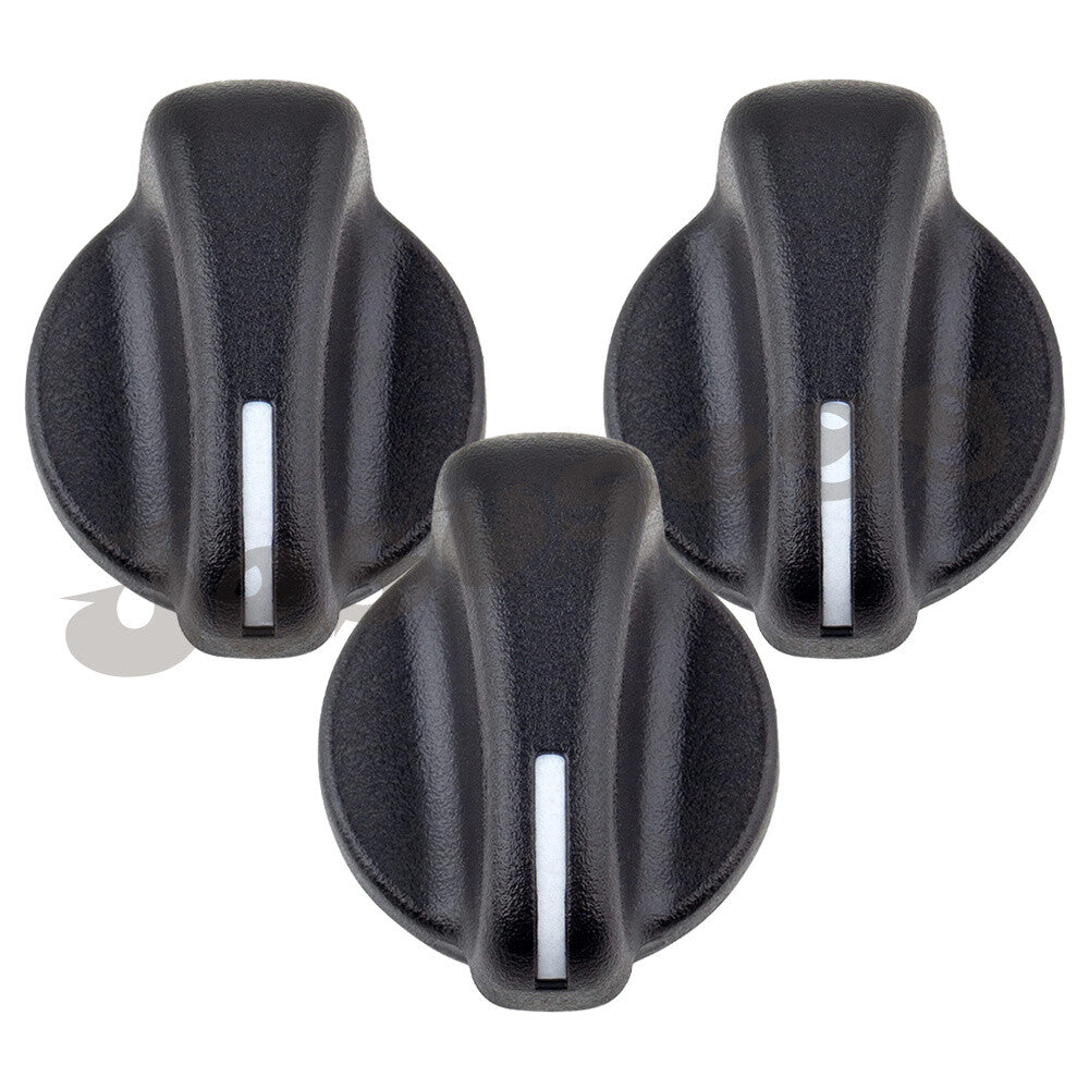 for Jeep for Wrangler TJ 99-06 5011218AA Heater A/C Blower Fan Speed Control Knob 3x Q