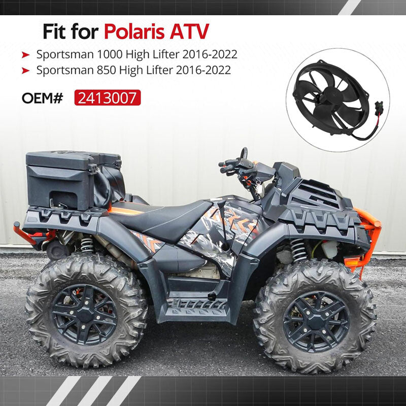 Radiator Cooling Fan 850/XP 1000 High Lifter for 2016-2022 for Polaris Sportsman