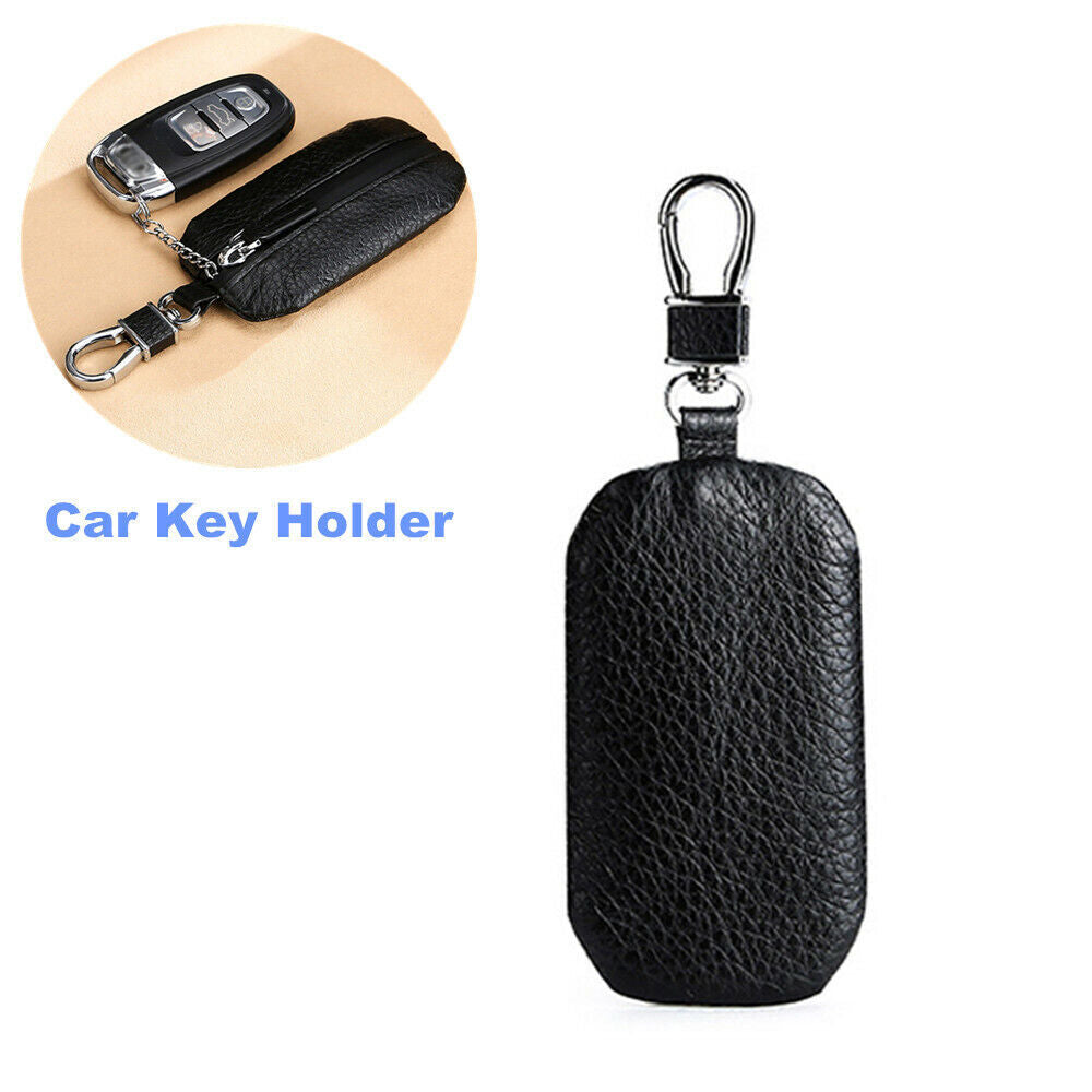Luxury cowhide zipper car key case/protective cover/key ring suitable for General Motors - n