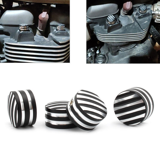 Billet bearbeitete Kopfschrauben-Abdeckkappe f¨¹r T120 Thruxton Scrambler 4 St¨¹ck