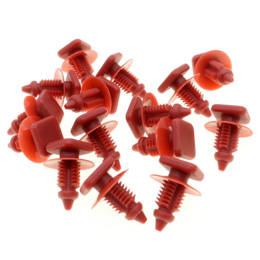 Brand new 15-piece automotive trim molding clip retainer rivets for Toyota
