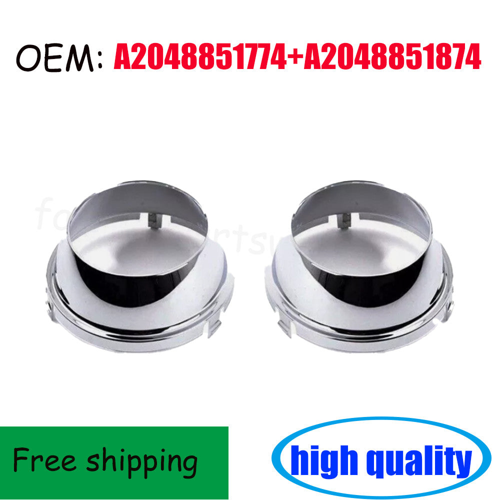 1 pair of C63 AMG 2008-2011 front bumper fog light frames 2048851774- n