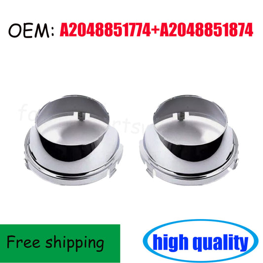 1 pair of C63 AMG 2008-2011 front bumper fog light frames 2048851774- n