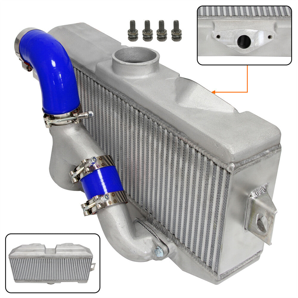 Top Mount Intercooler Kit Y Pipe for Subaru 02-07 Impreza WRX STI EJ20 EJ25 Blue