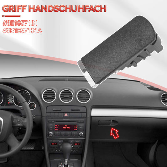 GRIP GLOVE COMPARTMENT HIDEAWAY WITHOUT OPENING for AUDI for A4 8E B6 B7 00-08 BLACK DE Q