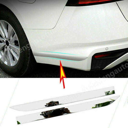 for Nissan Teana Altima 2019-2022 Chrome Rear Bumper Guard Corner Molding Covers