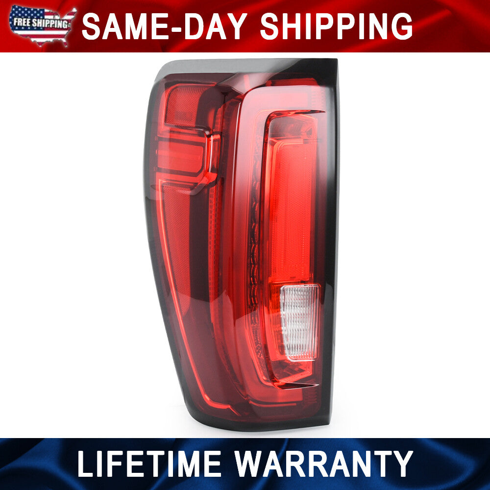 Left Side LED Tail Light For 2019-2023 for GMC for Sierra Rear Brake Taillamp Driver