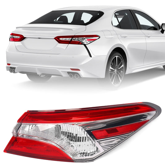 For 2018 2019 2020 for Toyota for Camry Chrome Right Passenger Outer Tail Light Lamp RH