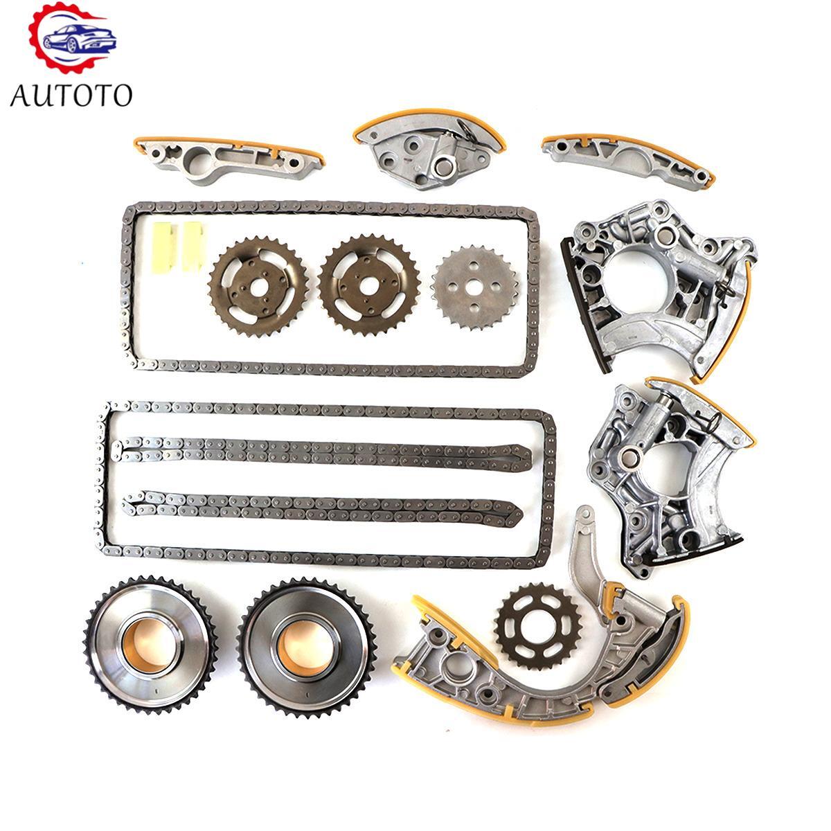 Timing Chain Kit Fit for VW for Audi S5 A6 for A8 S8 Q7 C6 4H 4.2L 5.2L CAUA 079109218R