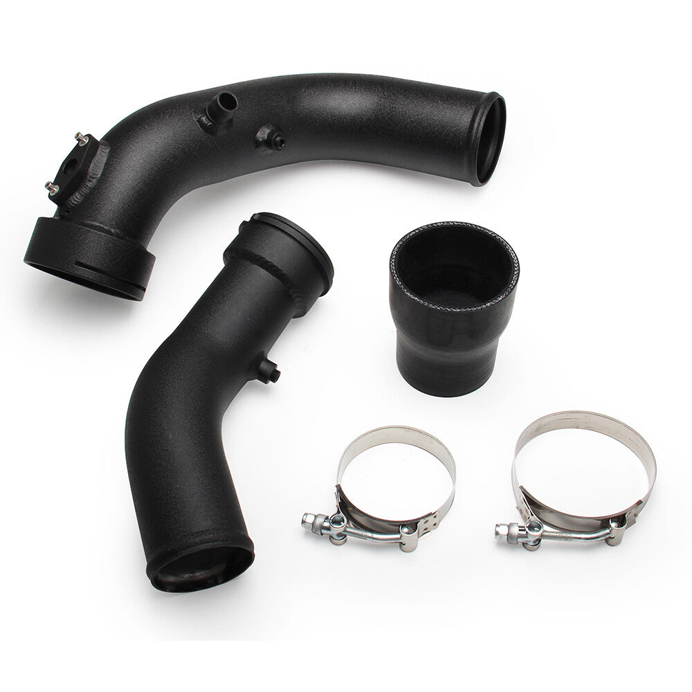 Air Intake Turbo Charge Pipe Black Aluminum for BMW M135i N55 M235i M2 2012-2016