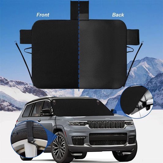 Magnetic windshield sunshade for Jeep Cherokee vehicles - UV protection and sun protection n