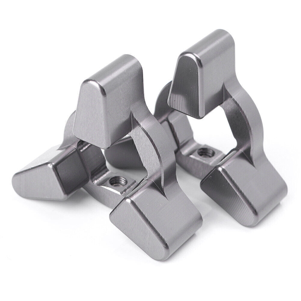 For 14mm Caliber Gray Front Anodized Fork Preload Adjusters Motorcycle Universal