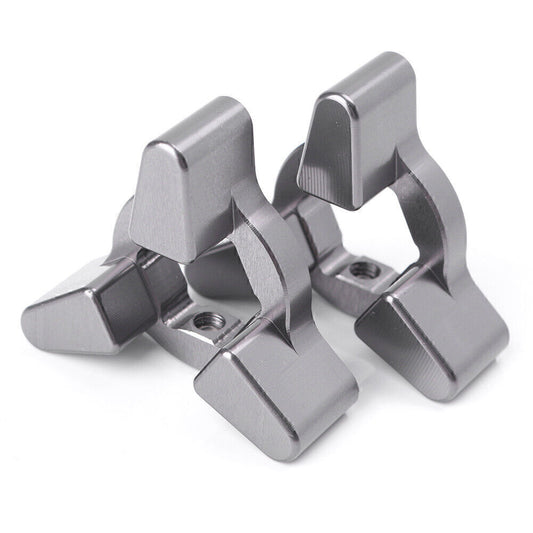 For 14mm Caliber Gray Front Anodized Fork Preload Adjusters Motorcycle Universal