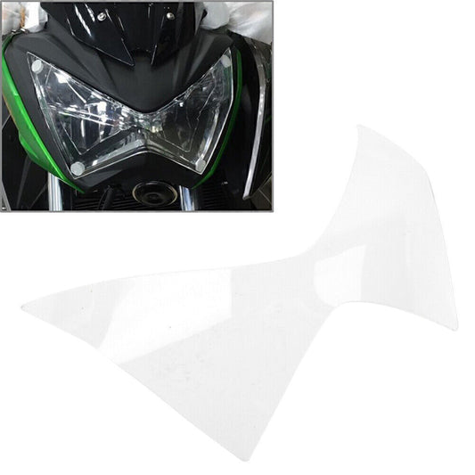 Transparent Headlight Guard Shield Screen Lens Cover for KAWASAKI Z250 Z300 Z800 Q