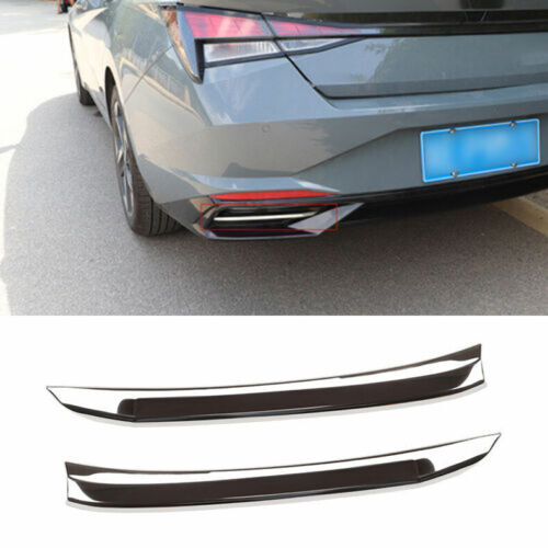Chrome Rear Fog Light Strip Trims for Hyundai for Elantra 2021-2023 Car Accessories