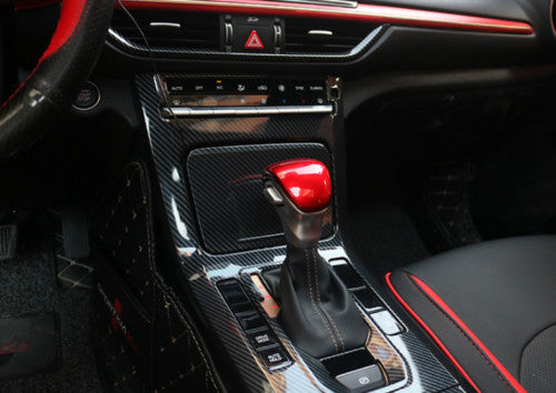 For 2019 ~2023 for KIA Forte Cerato RED Steering wheel+Gear Lever Shift Knob Cover