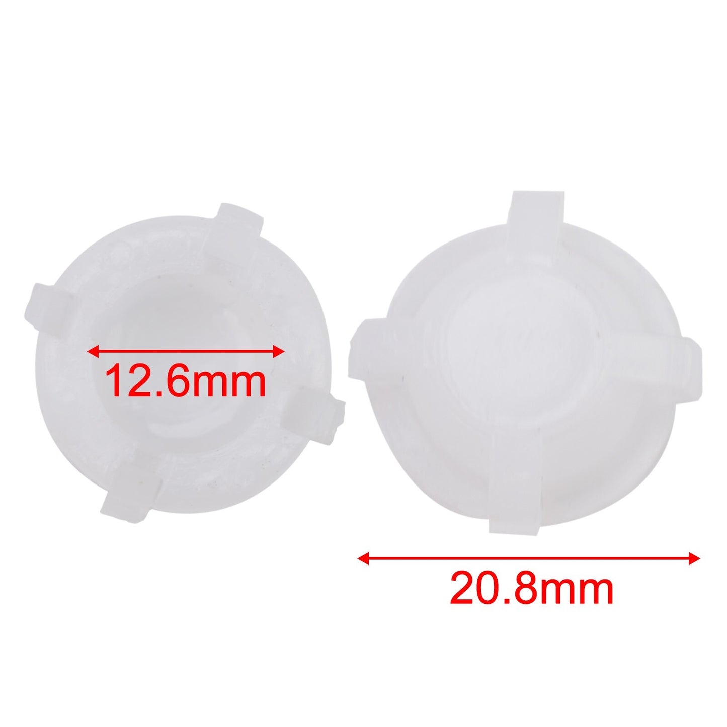 Safety connection for windshield wiper linkage bushings (10 packs)