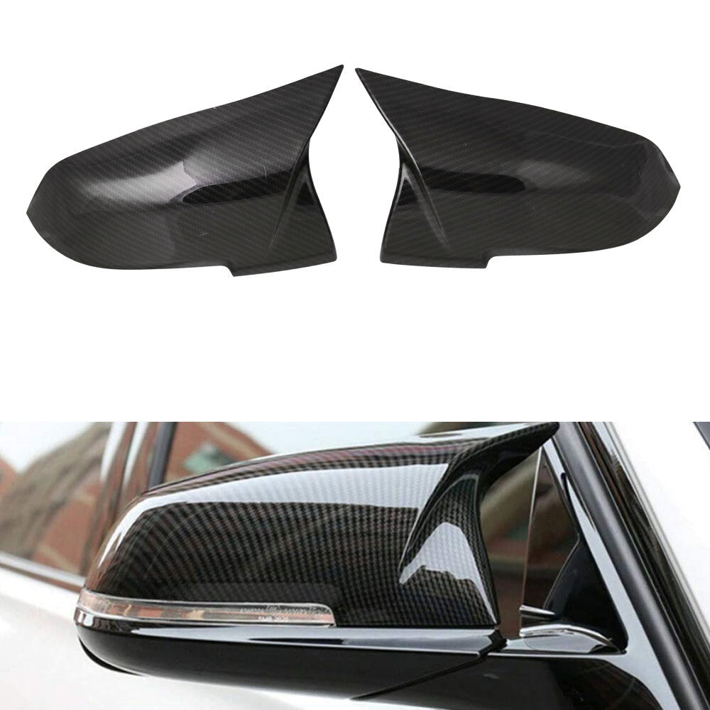 for BMW F20 21 22 30 32 36 X1 M3 Carbon Fiber Side Mirror Cover Cap Rearview