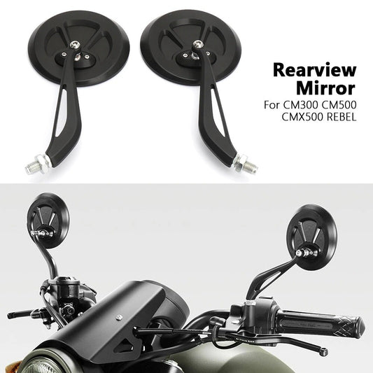 New Rear View Cycling Clear Rearview Mirror for Honda CM300 Rebel CM500 CMX500