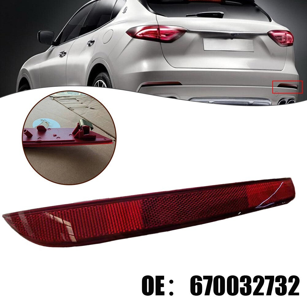 for Maserati for Levante 2017-2020 Car Rear Bumper Lights Reflector Fog Lamp Part v