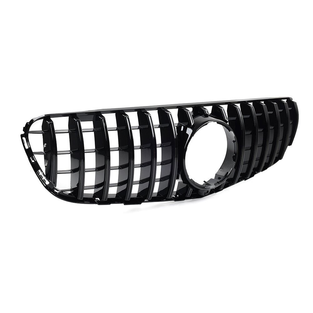 Fit for Benz GLC Class W253 X253 2015-19 18 GTR Style Front Bumper Hood Grille Black