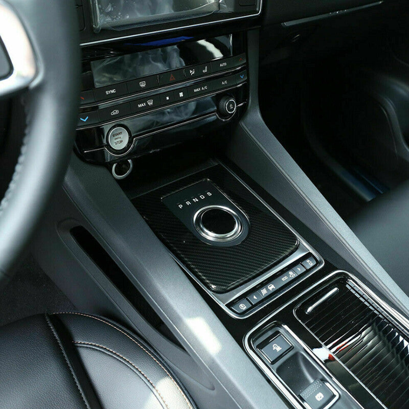 4-Piece Carbon Fiber Steering Wheel Button Sticker Decoration for Tacoma 2011-15- v