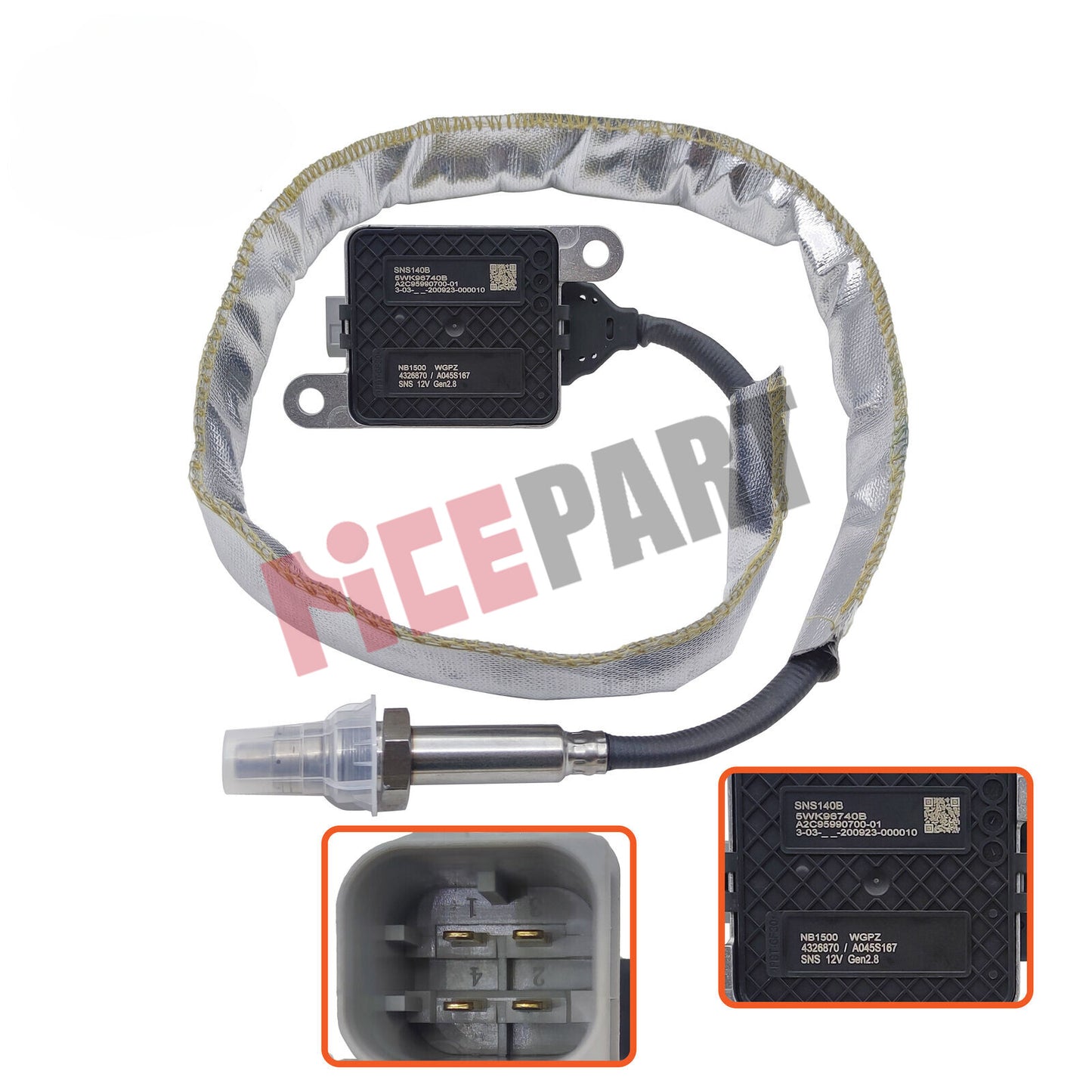 NEW Compatible with NOX SENSOR 2872948 4326873 3687930 4326870