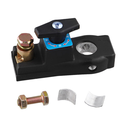 Battery disconnect switch with durable zinc alloy construction