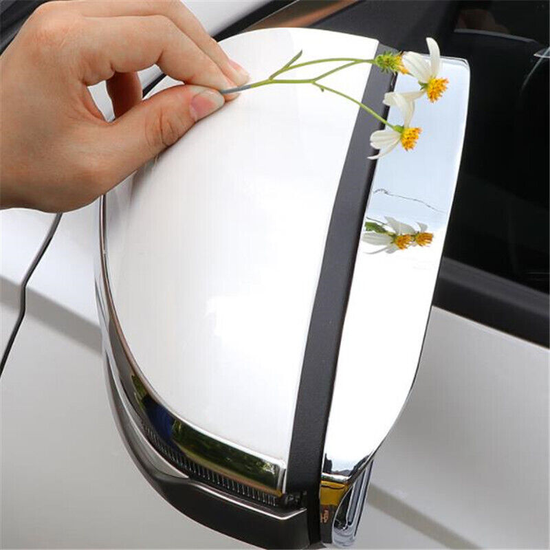 for Hyundai for Tucson 2021-2023 Chrome Side Rearview Mirror Rain Eyebrow Cover Trim