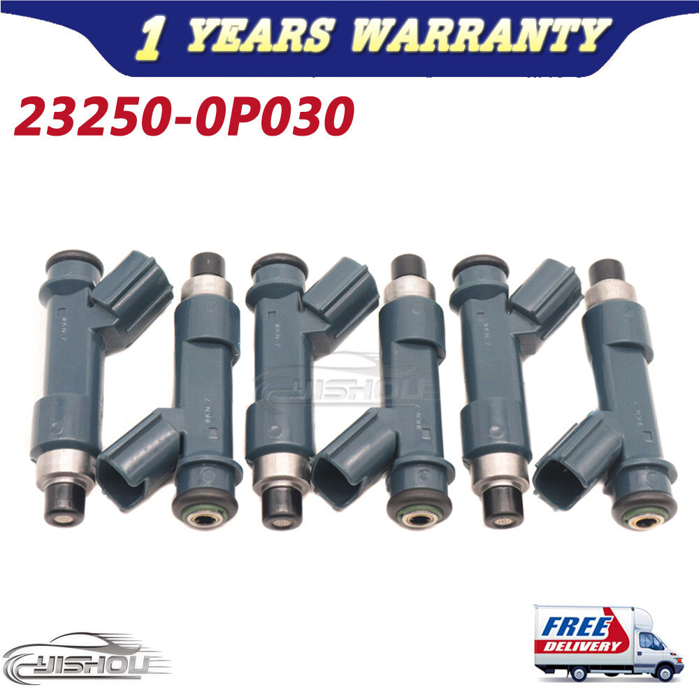 6PCS New Fuel Injector 23250-31010 for Toyota 4Runner Tacoma 4.0L 23250-0P030