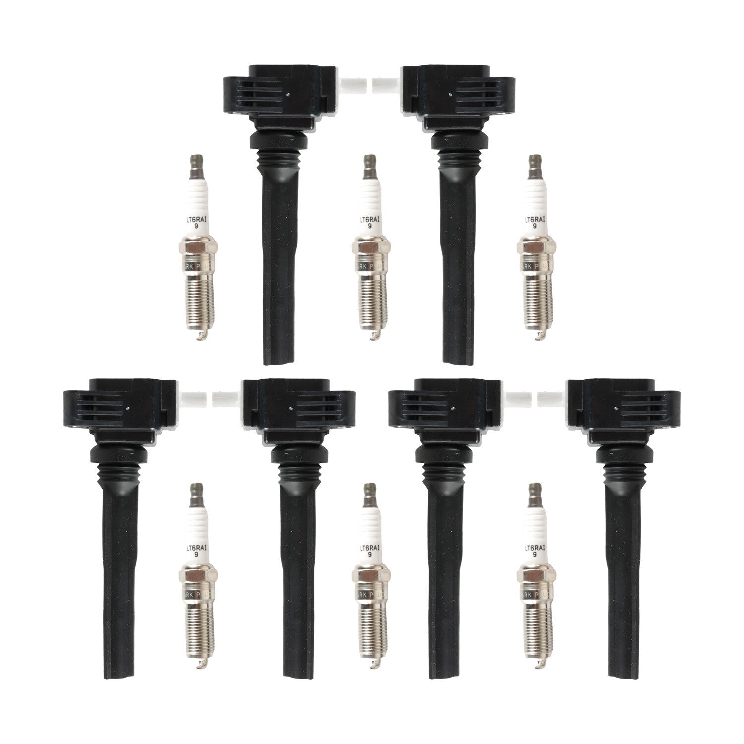 6x Ignition Coils  Iridium Spark Plugs For 2018-2019 for Ford for Navigator Expedition