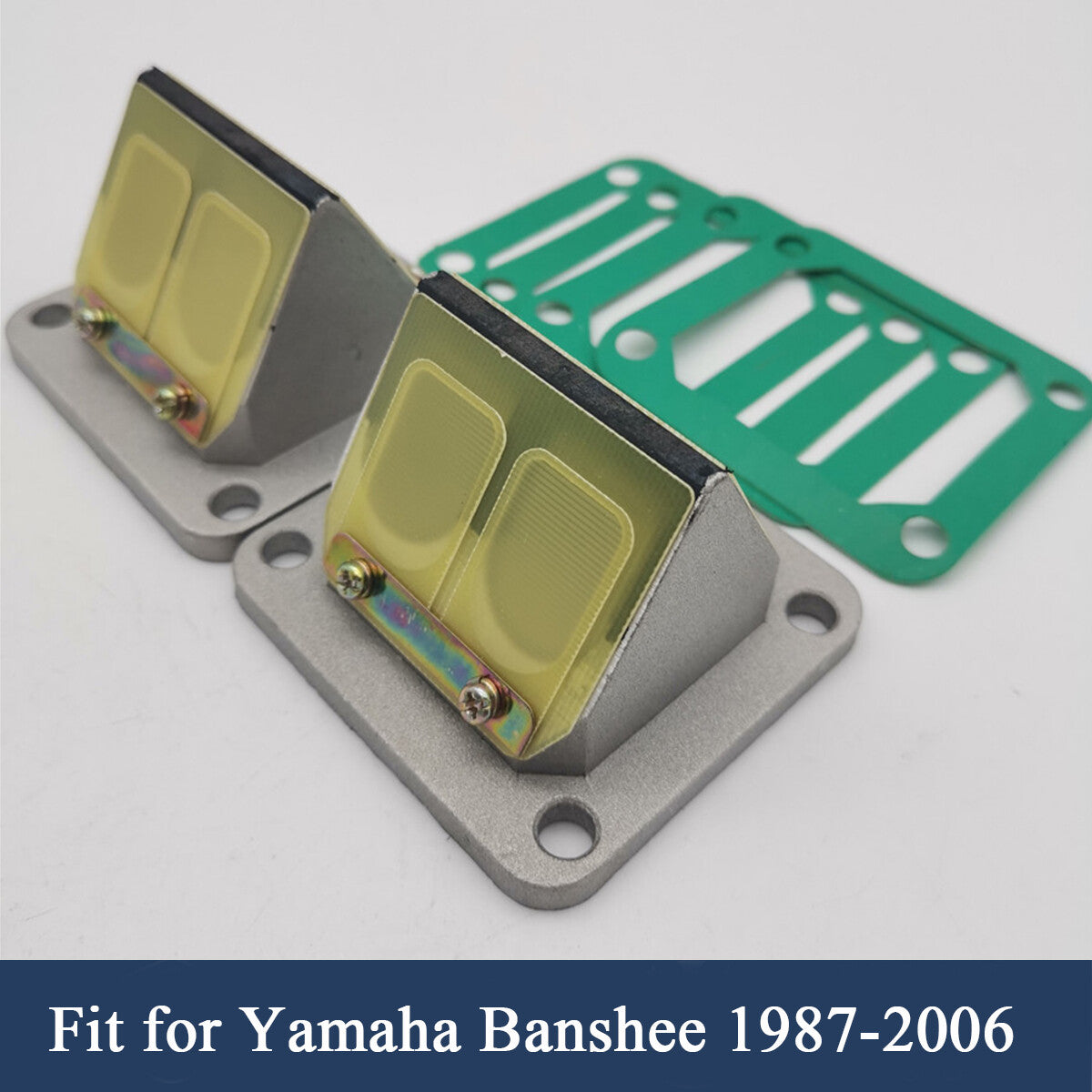 Reeds Cages  CARBON FLEX Reeds with Gaskets Pair for Yamaha Banshee 1987-2006 Q