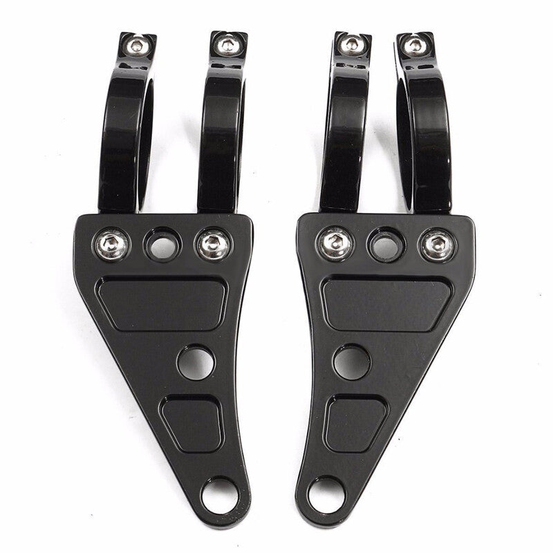 2pcs Motorcycle ATV Bicycle Front Fork Headlight Bracket Aluminum Alloy Bracket Clip 41mm n