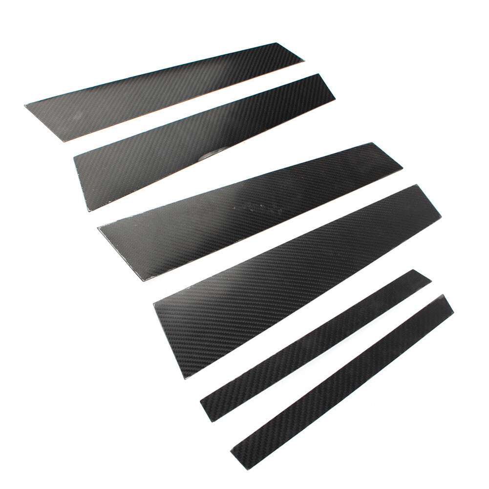 for Mercedes Benz E Class 17-19 6x Exterior Door Window B Pillar Post Cover Trim