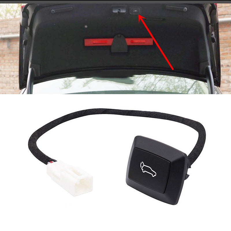 SUV rear trunk lock, electric tailgate, trunk release switch button with red light, 12V - n