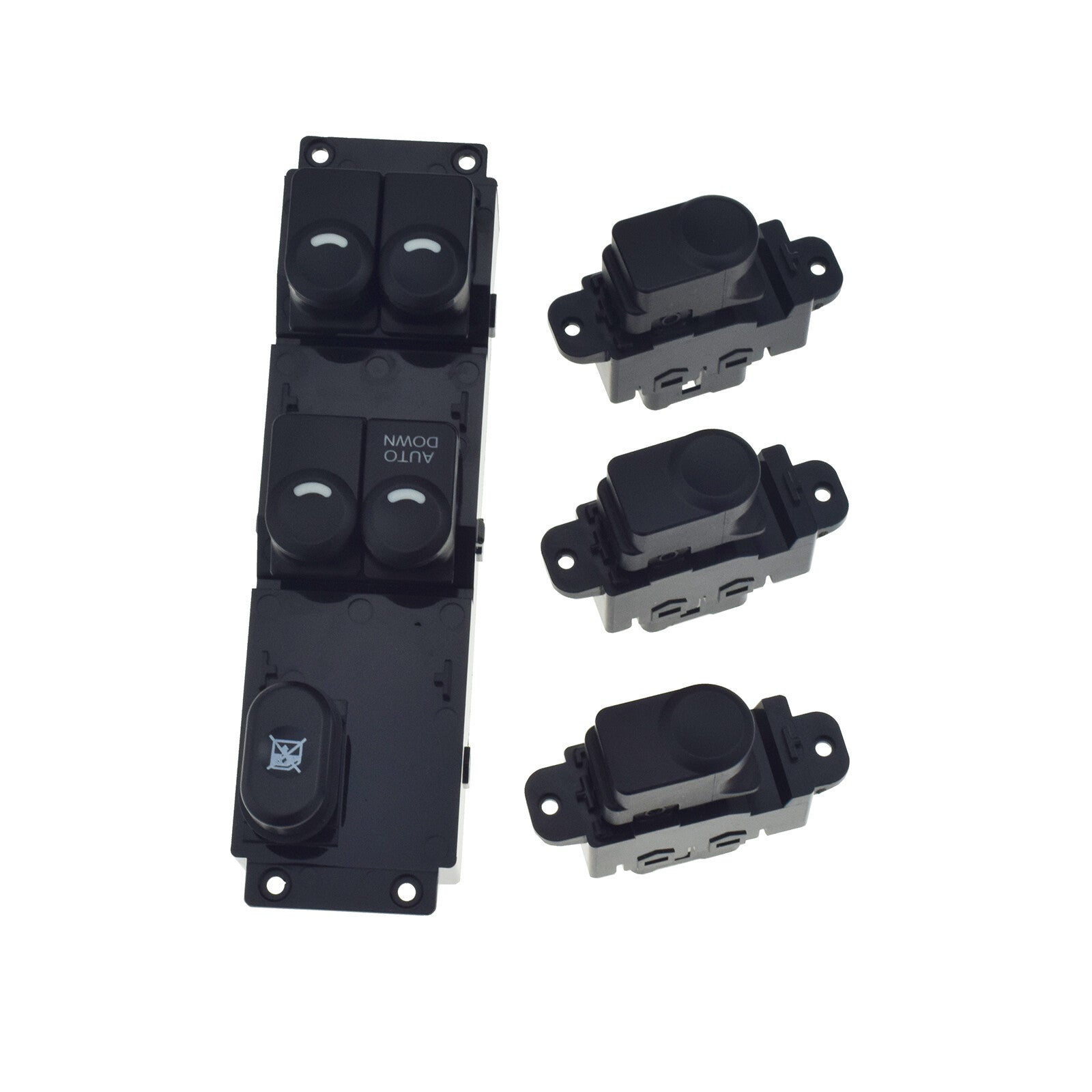 Power Window Switch 4-Piece Set for for Hyundai Solaris Accent 2011 - 2017 New - v